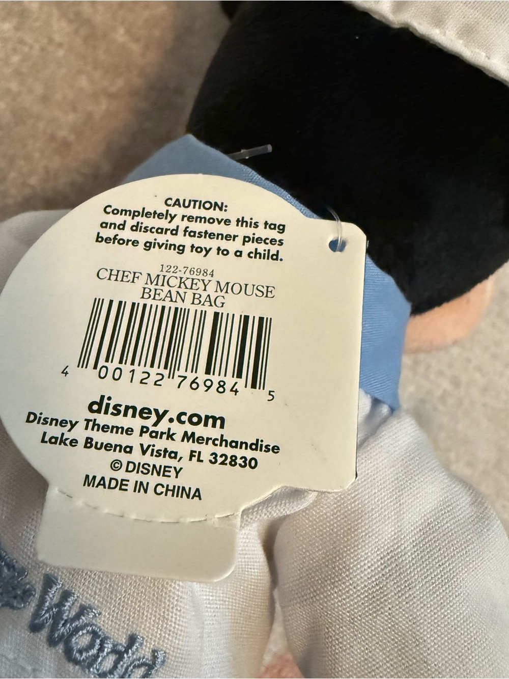 Vintage Disney Parks Chef Mickey Plush - Picture 9 of 9